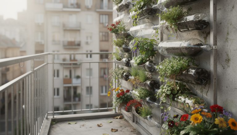 découvrez comment transformer votre balcon de ville en un espace vert avec notre guide pour créer un jardin vertical utilisant des bouteilles recyclées. facile, économique et écologique !